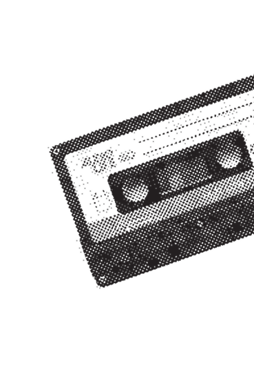 Cassette Player halftone